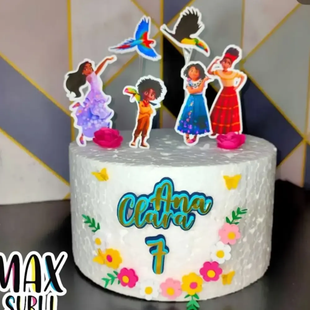 Topo de bolo temático personalizado